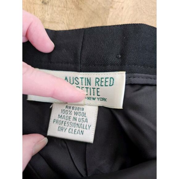 Austin Reed London New York Lined Pencil Skirt Women's 20P Black 100% Wool NWT - Picture 7 of 10